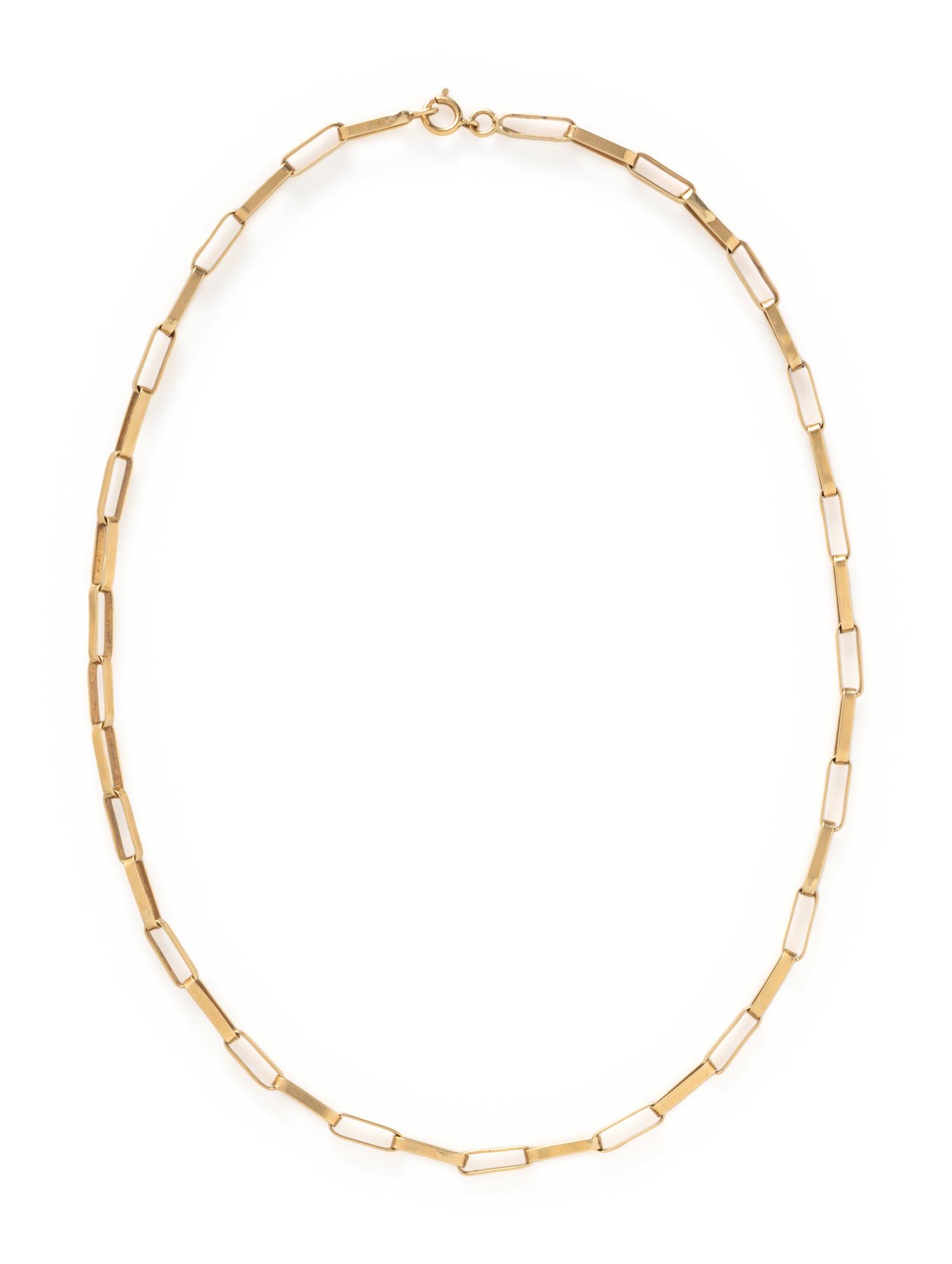 YELLOW GOLD NECKLACE
