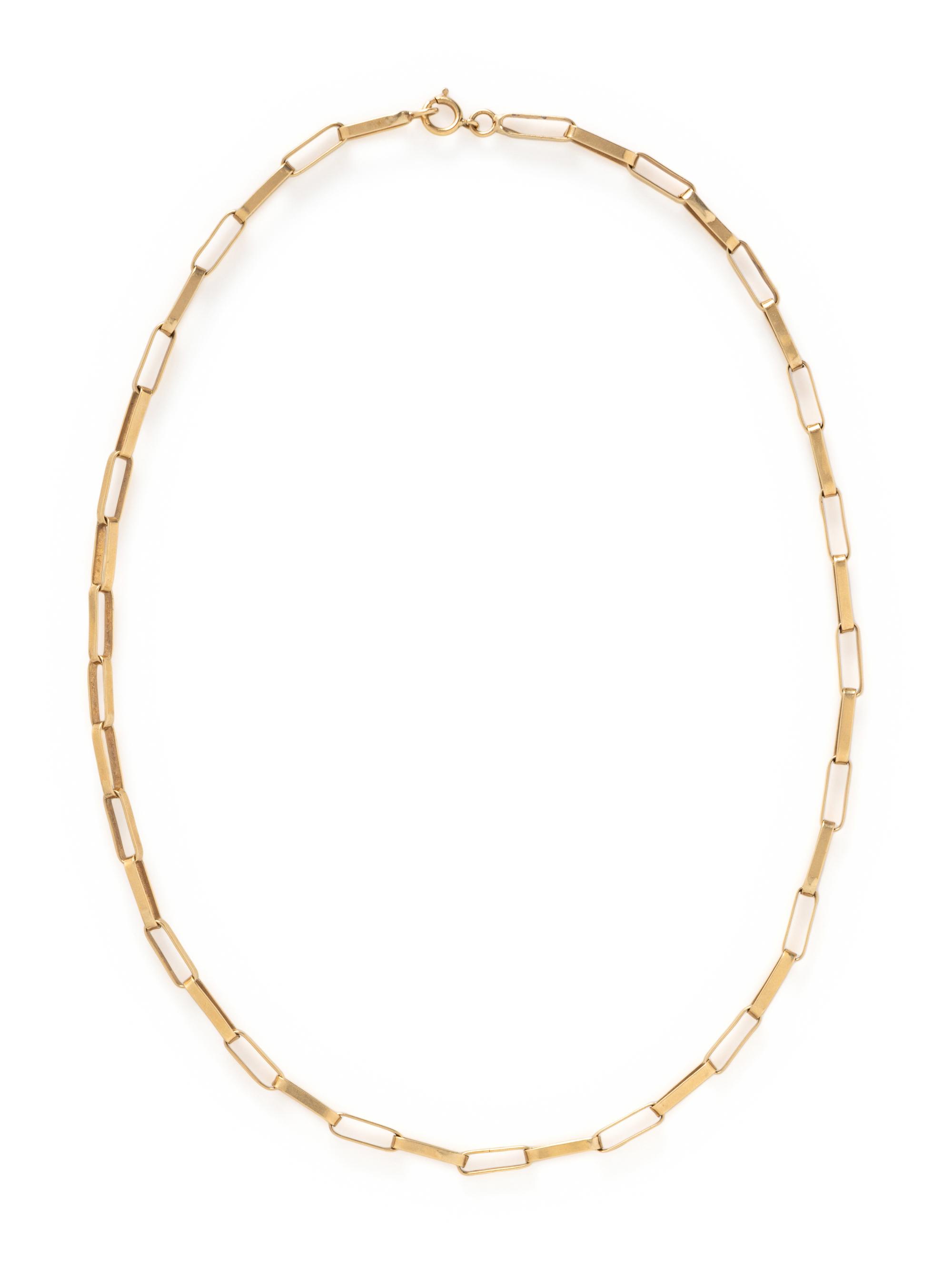 YELLOW GOLD NECKLACE