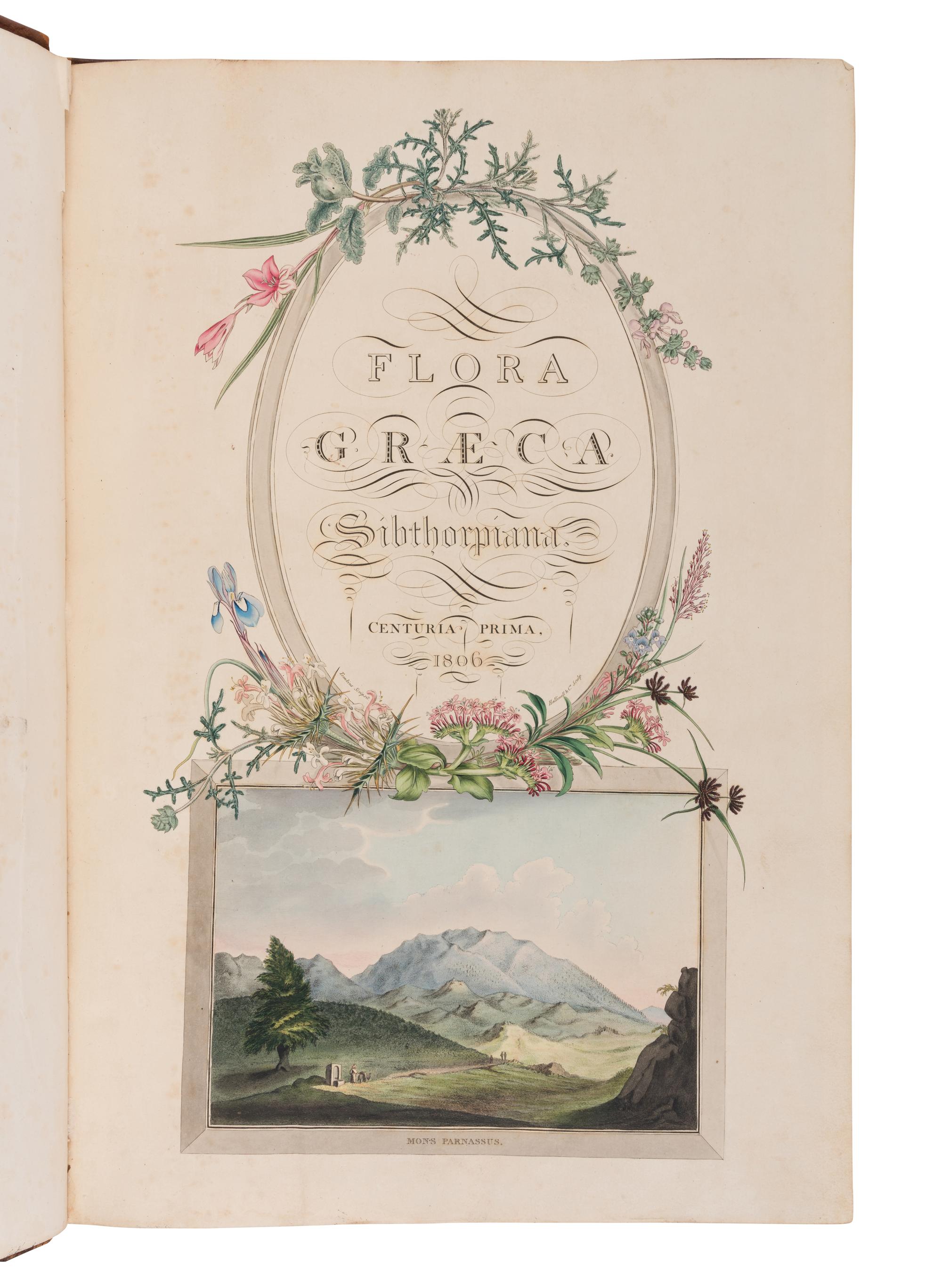 [NATURAL HISTORY]. SIBTHORP, John (1758-1796) and Sir James Edward SMITH (1759-1828). Flora Graeca sive plantarum rariorum historia . London: Richard Taylor, 1806-1813.