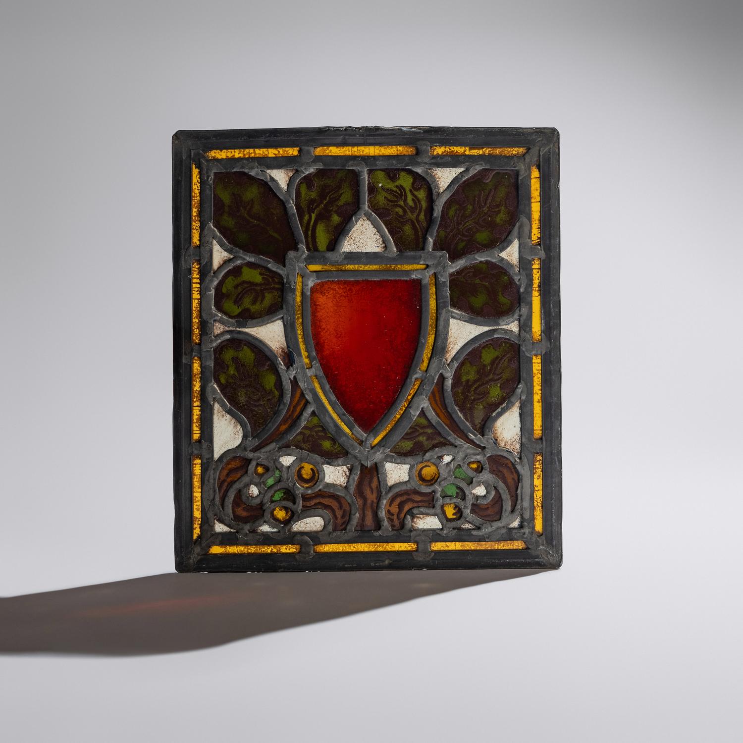 Three stained glass windows