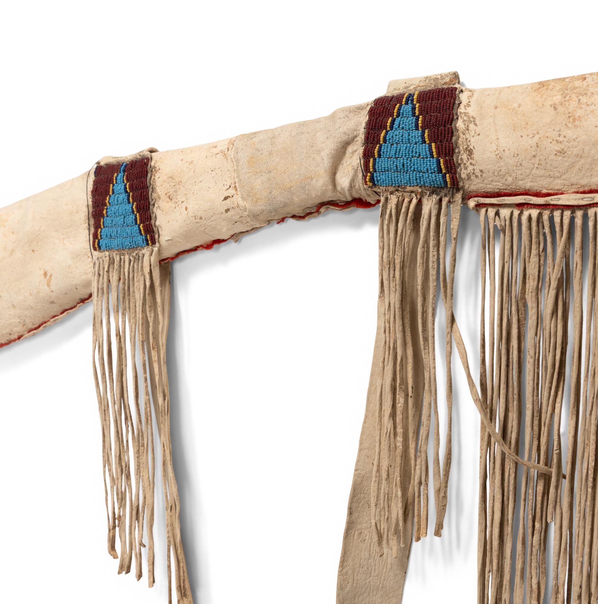 Sioux Beaded Hide Rifle Scabbard