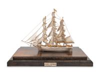 A Mexican Silver Model of the Cutty Sark