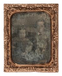 [EARLY PHOTOGRAPHY]. 29 quarter plate and ninth plate daguerreotypes of children.