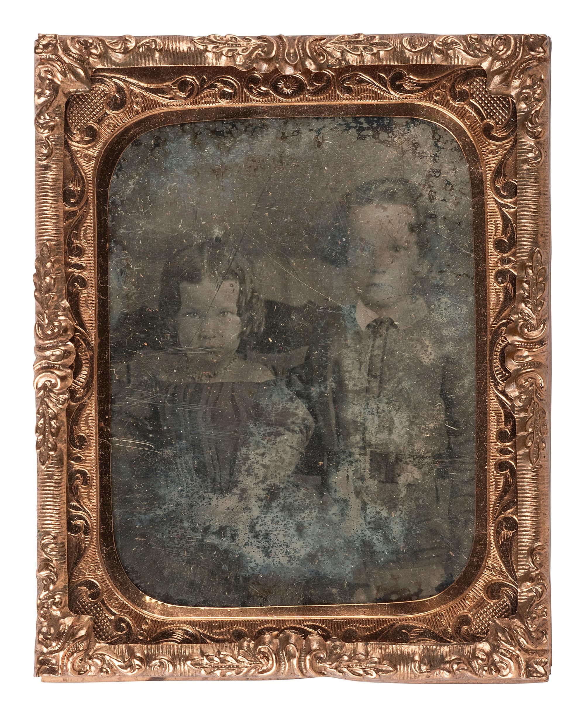 [EARLY PHOTOGRAPHY]. 29 quarter plate and ninth plate daguerreotypes of children.
