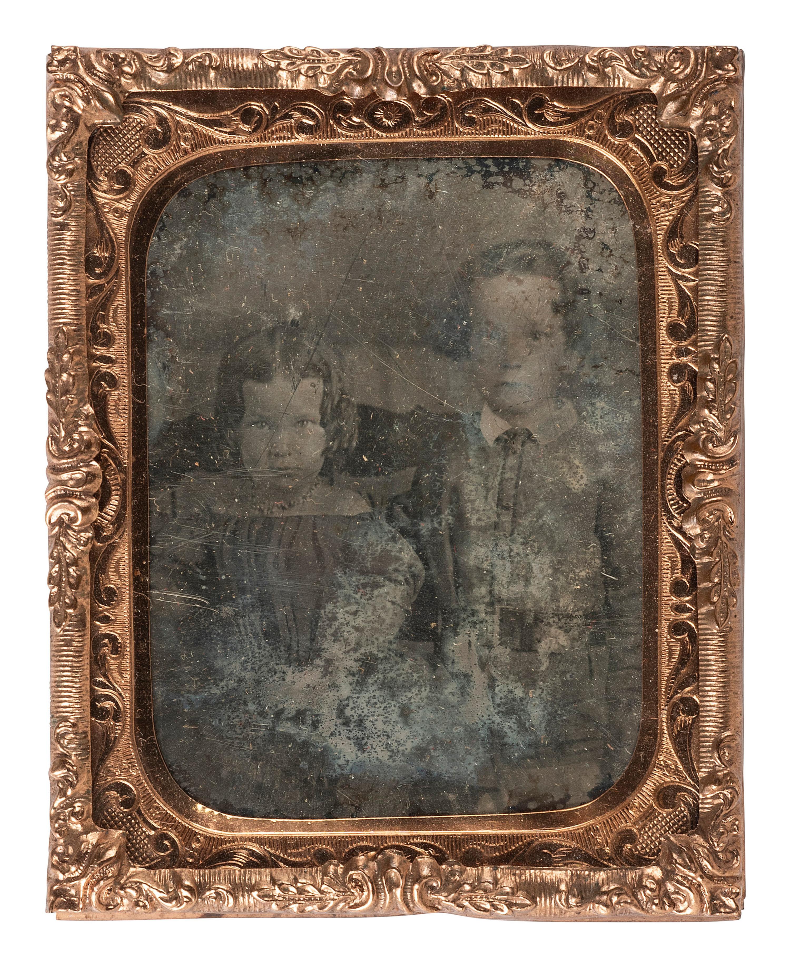 [EARLY PHOTOGRAPHY]. 29 quarter plate and ninth plate daguerreotypes of children.