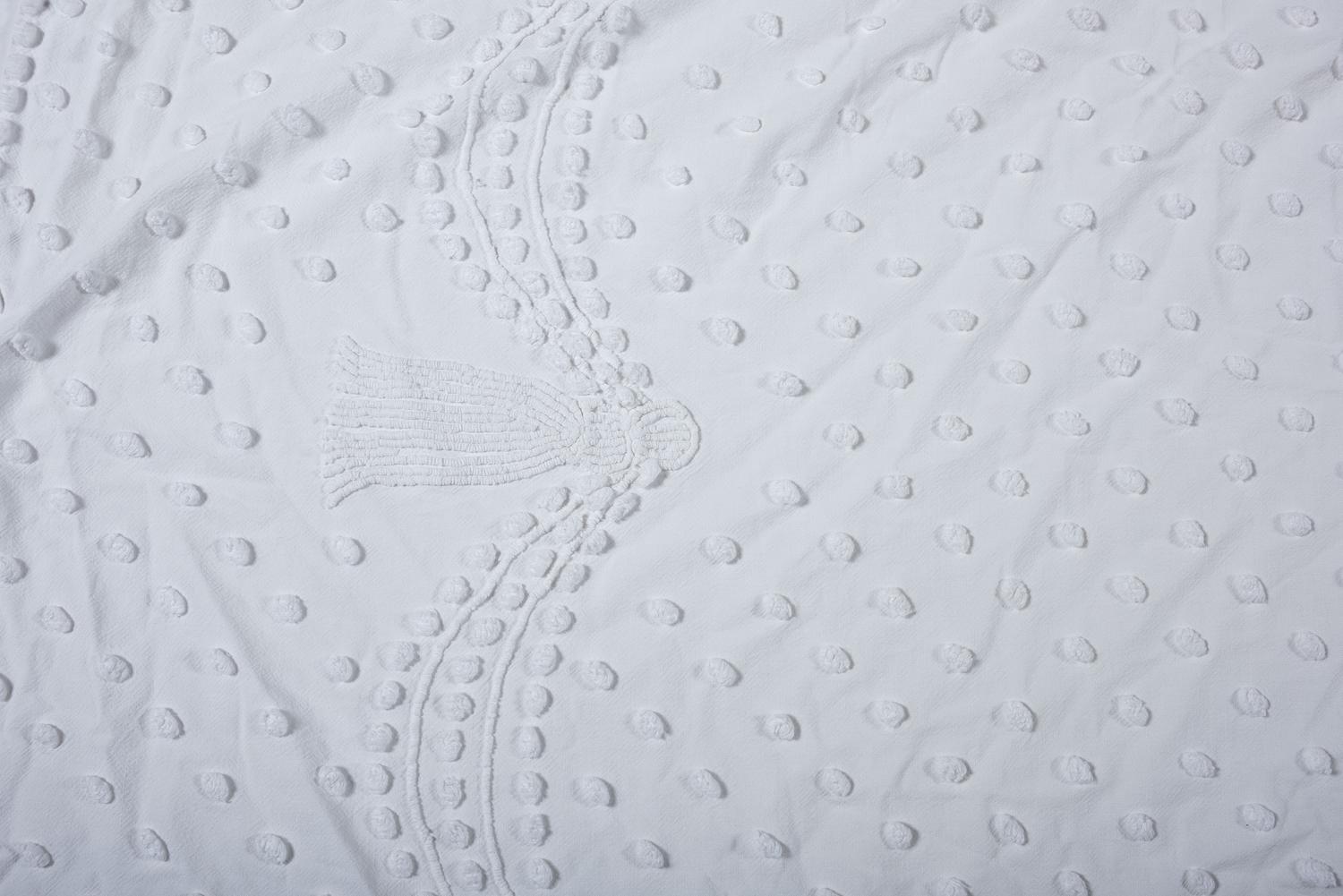 Two Whitework Bed Covers