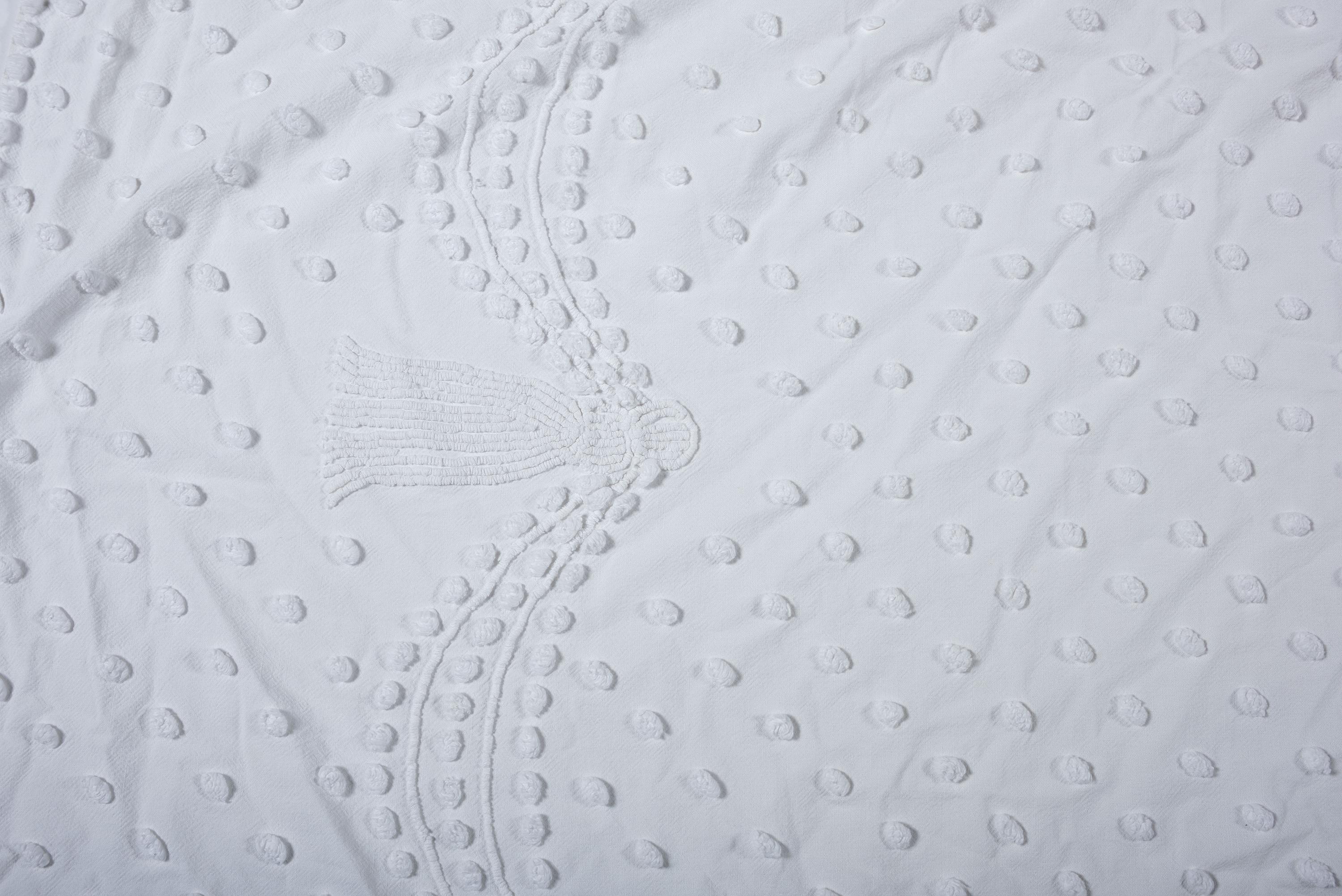Two Whitework Bed Covers