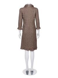 Chanel Herringbone Tweed Wrap Style Dress, Fall 2005