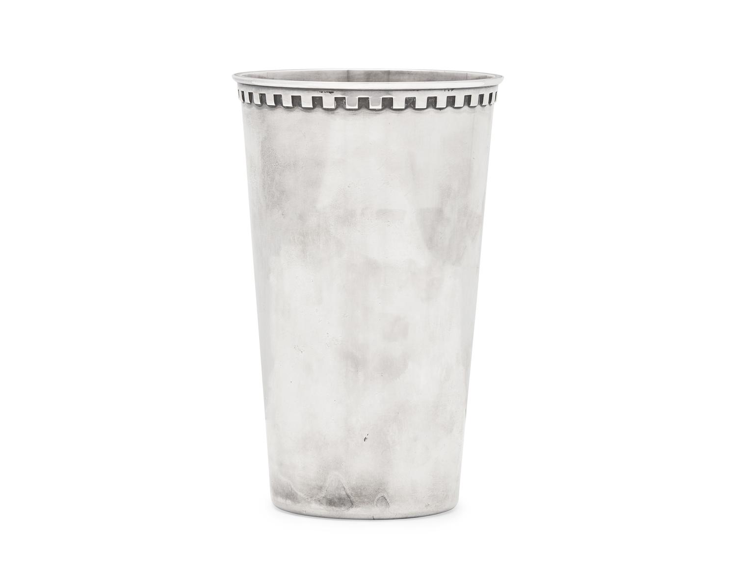 A Sigvard Bernadotte Designed Georg Jensen Silver Vase