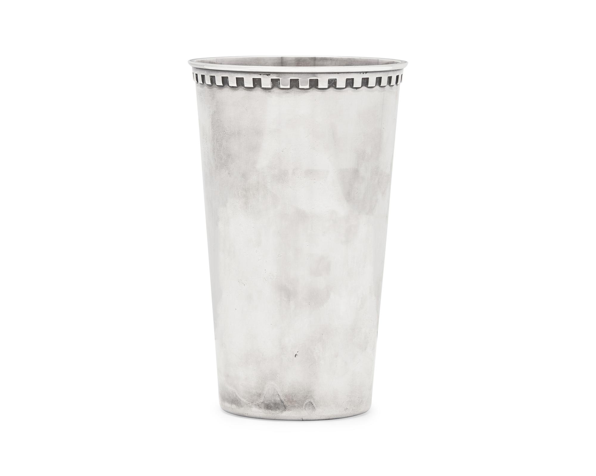 A Sigvard Bernadotte Designed Georg Jensen Silver Vase