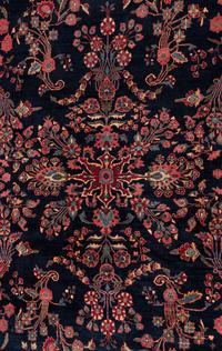 A Mohajeran Sarouk Wool Rug