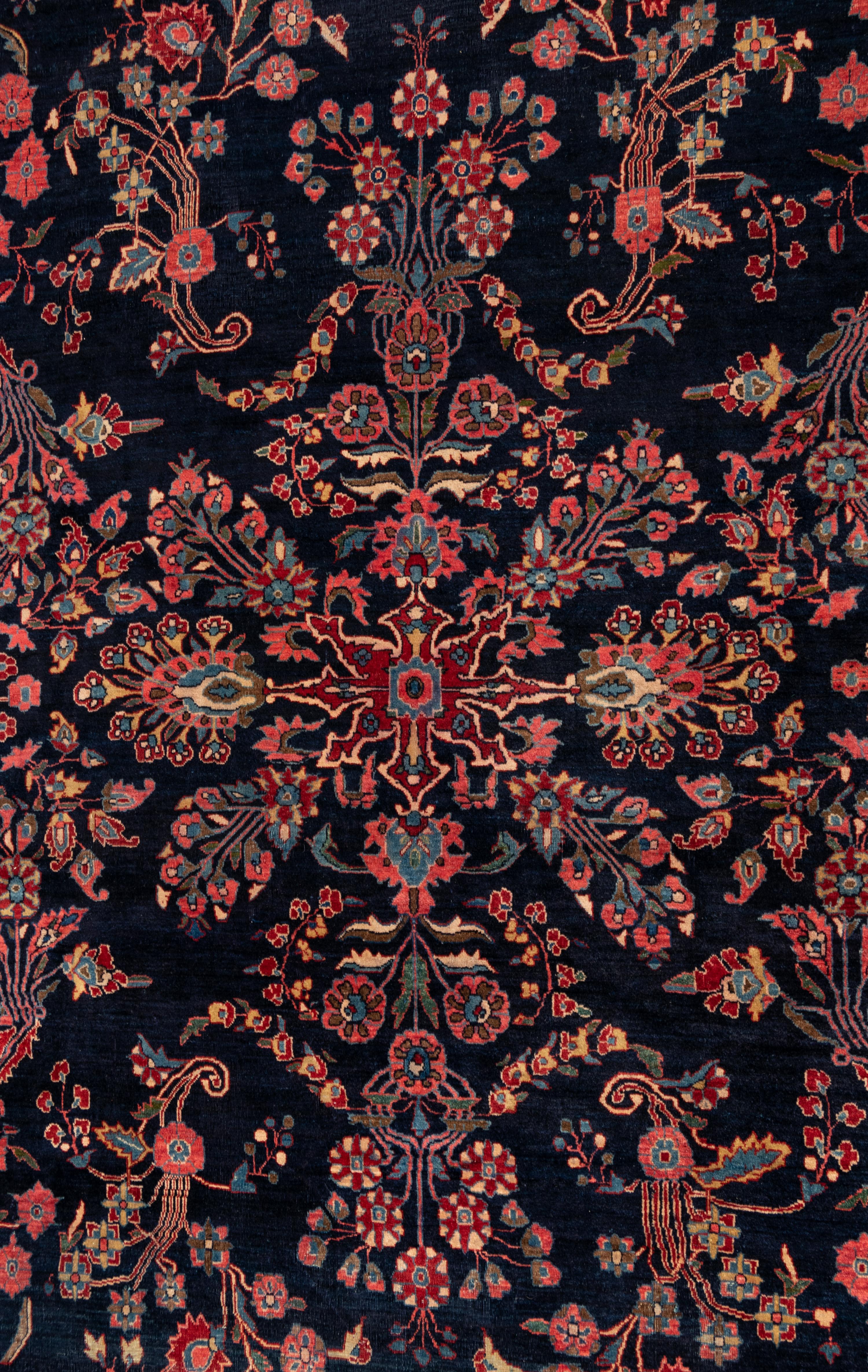 A Mohajeran Sarouk Wool Rug