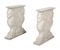 An Italian Specimen Marble and Carved White Marble Table