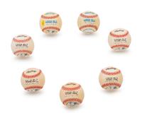 A Group of Seven Hall of Fame Signed Autograph Baseballs (BAS Beckett Authentication Services Certified),