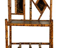 A Herter Brothers Style Bamboo Canterbury/Writing Desk