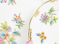 A Herend Queen Victoria Porcelain Dinner Service