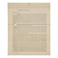 [Education] Brooks, Charles and Catherwood, Frederick. Printed Education Circular, with a Short Autograph Note