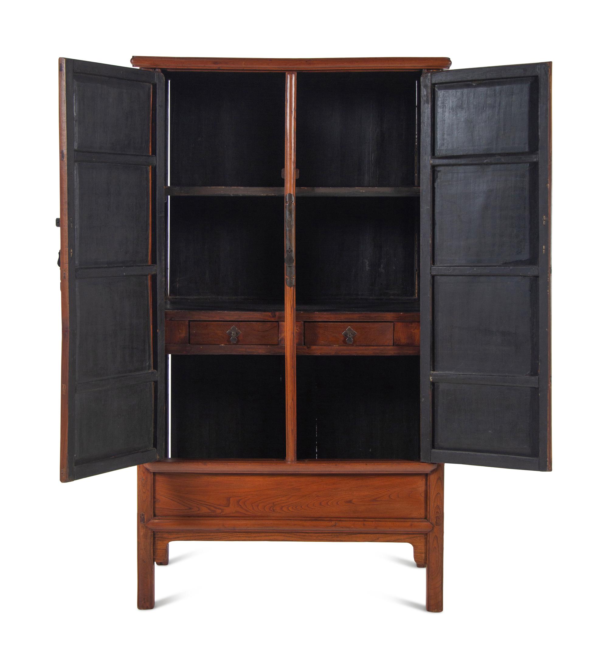 A Large Jumu Round-Corner Cabinet, Yuanjiaogui