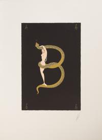 Erte (Romain de Tirtoff), (French, 1892-1990), a complete Alphabet Suite, 1976 comprising 26 individual letters and one title page, 27
