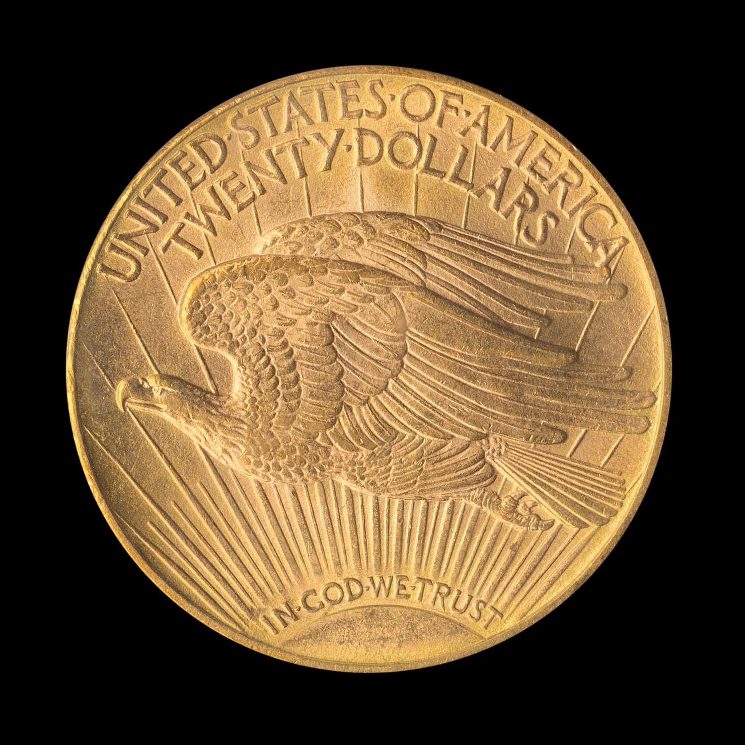 A United States 1911-D St. Gaudens $20 Gold Coin