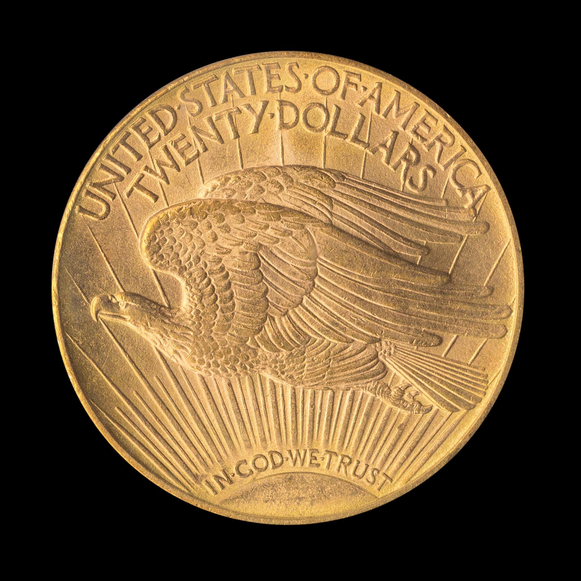 A United States 1911-D St. Gaudens $20 Gold Coin