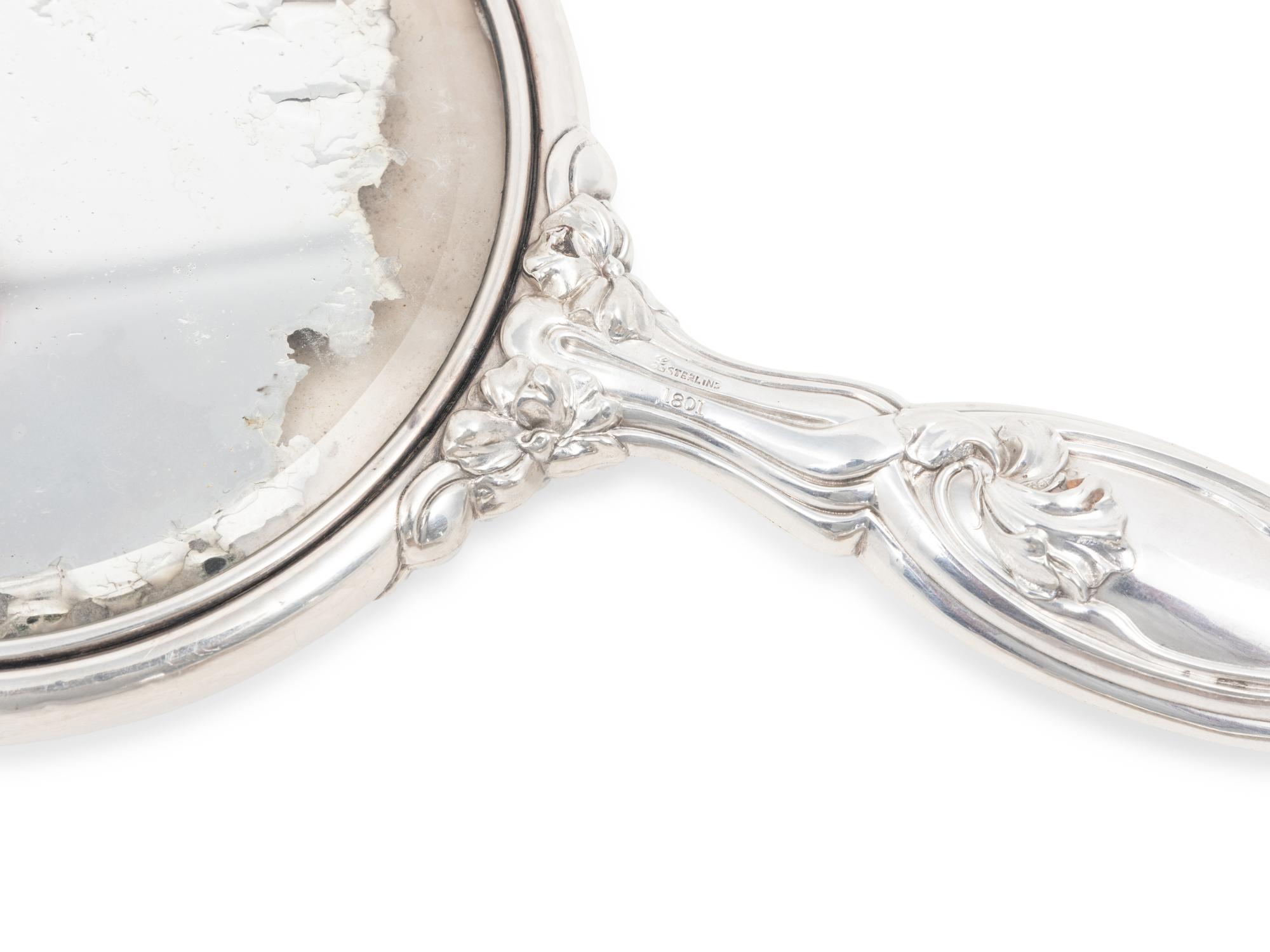 An American Silver Nine-Piece Dresser Set