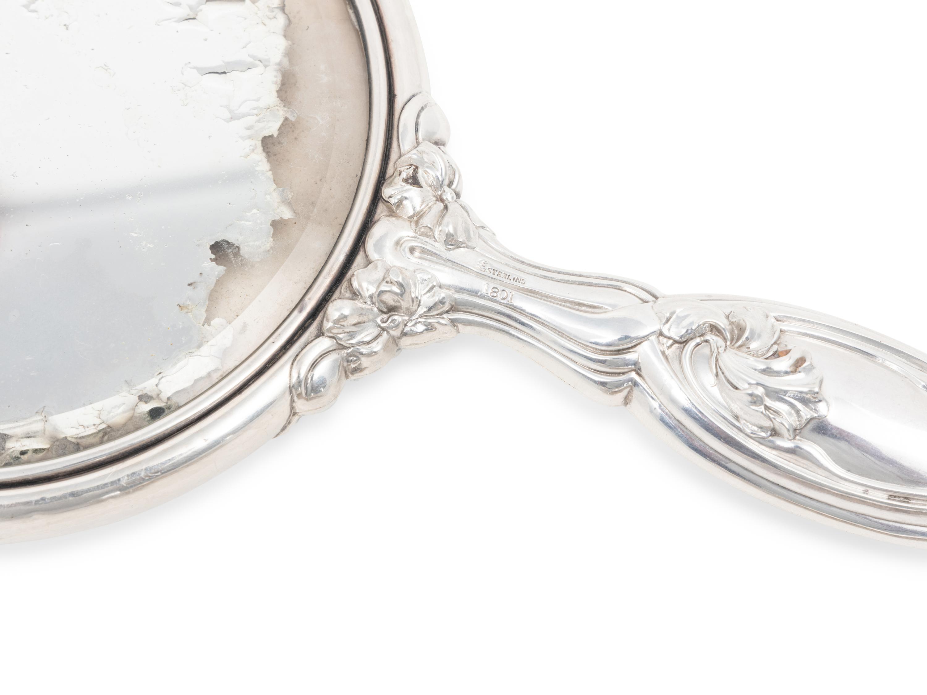 An American Silver Nine-Piece Dresser Set