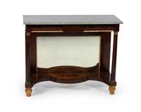 A Continental Marble-Top Pier Table