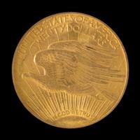 A United States 1909/8 St. Gaudens $20 Gold Coin