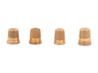 Four American Gold Thimbles