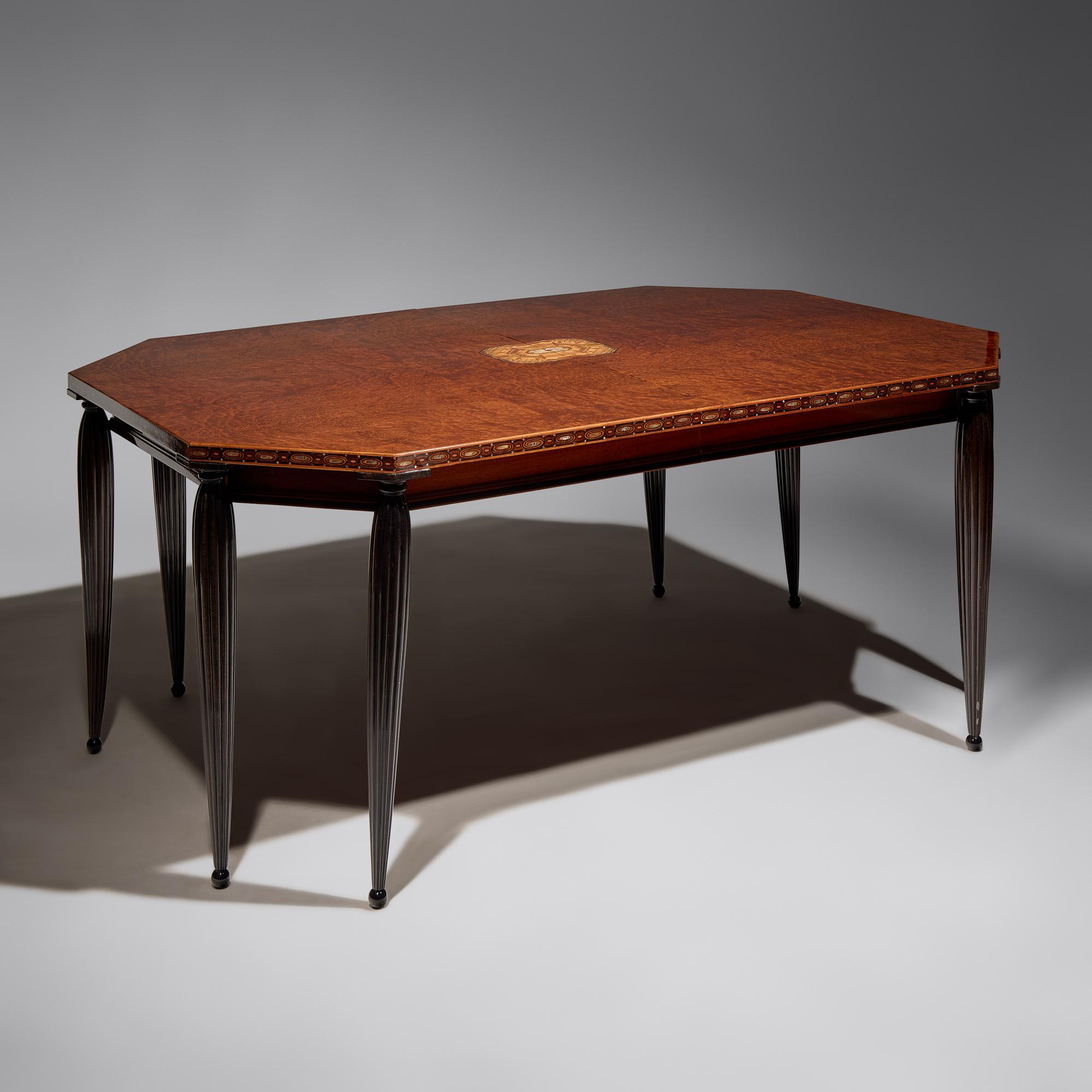 French Art Deco dining room table, c. 1922