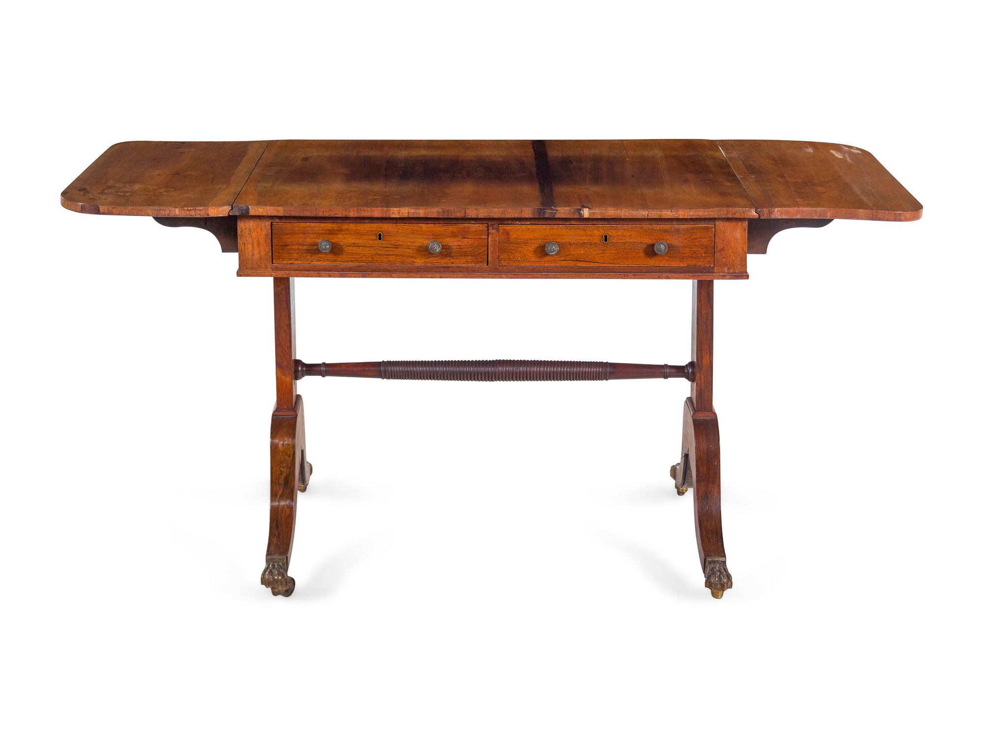 A Regency Rosewood Sofa Table