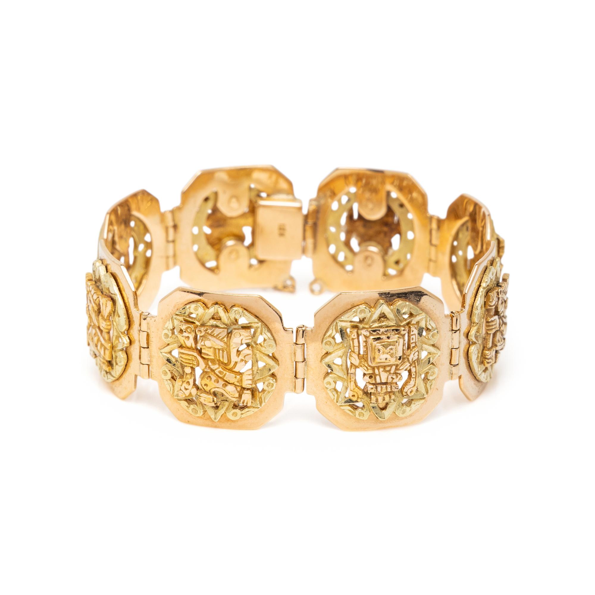 BICOLOR GOLD BRACLET