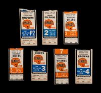 A Group of Cincinnati Bengals Ephemera (Including Program from First Regular Season Home Game in Franchise History),