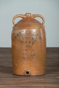 A Massillon Stoneware Co. Twenty-Gallon Cooler