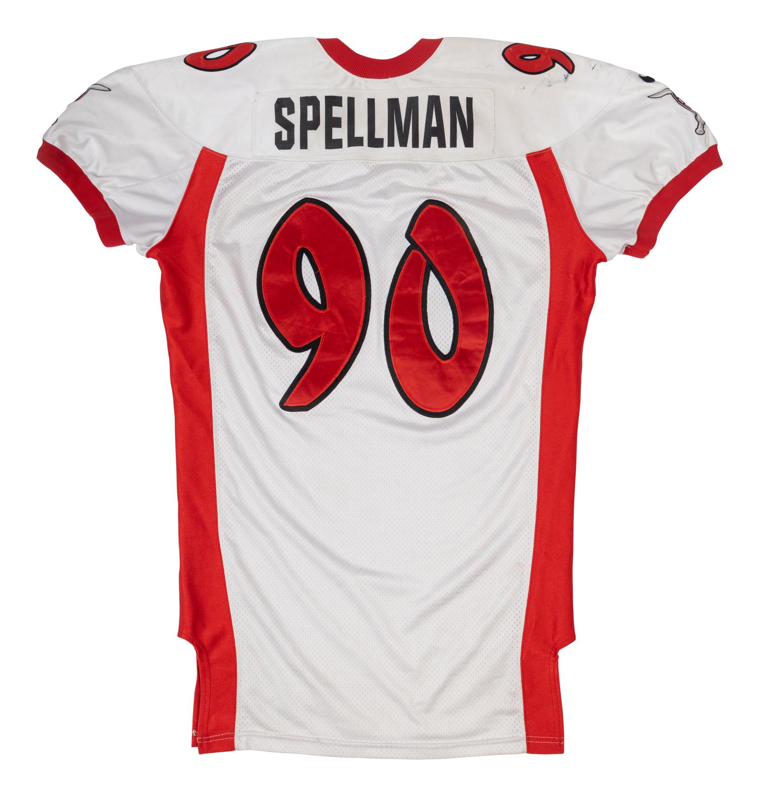 Alonzo Spellman's Last Professional Game Worn Football Jersey (Las Vegas Gladiators)