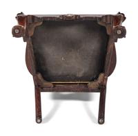 A Chippendale Style Shell Carved Mahogany Armchair