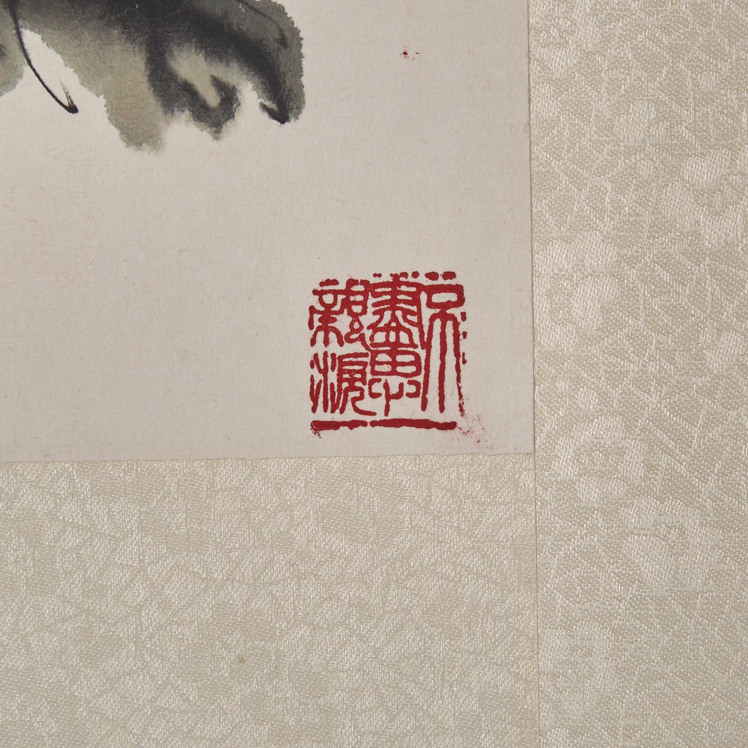 He Fenglian (Painting) and Zhao Shaoang (Calligraphy) 何鳳蓮畫，趙少昂題