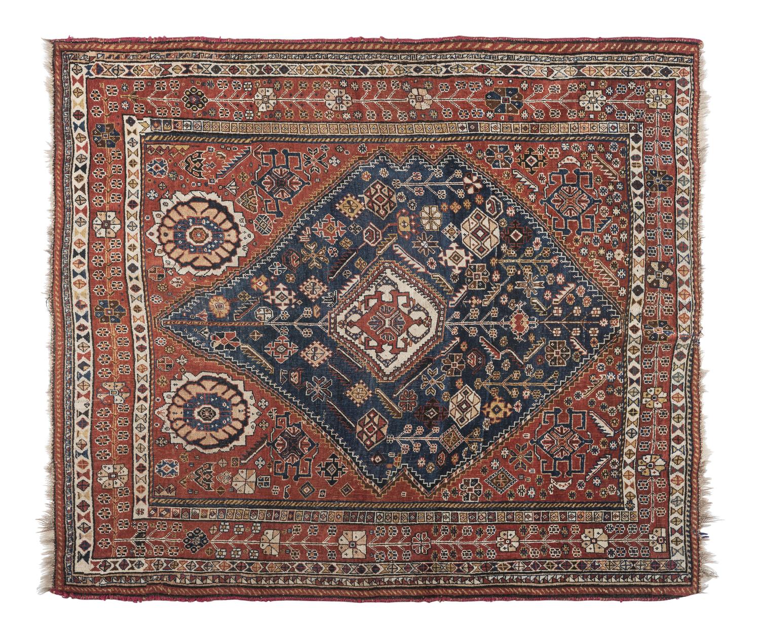 A Hamadan Wool Rug