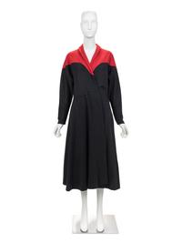 Two Halston Items: One Top, One Coat, 1970s