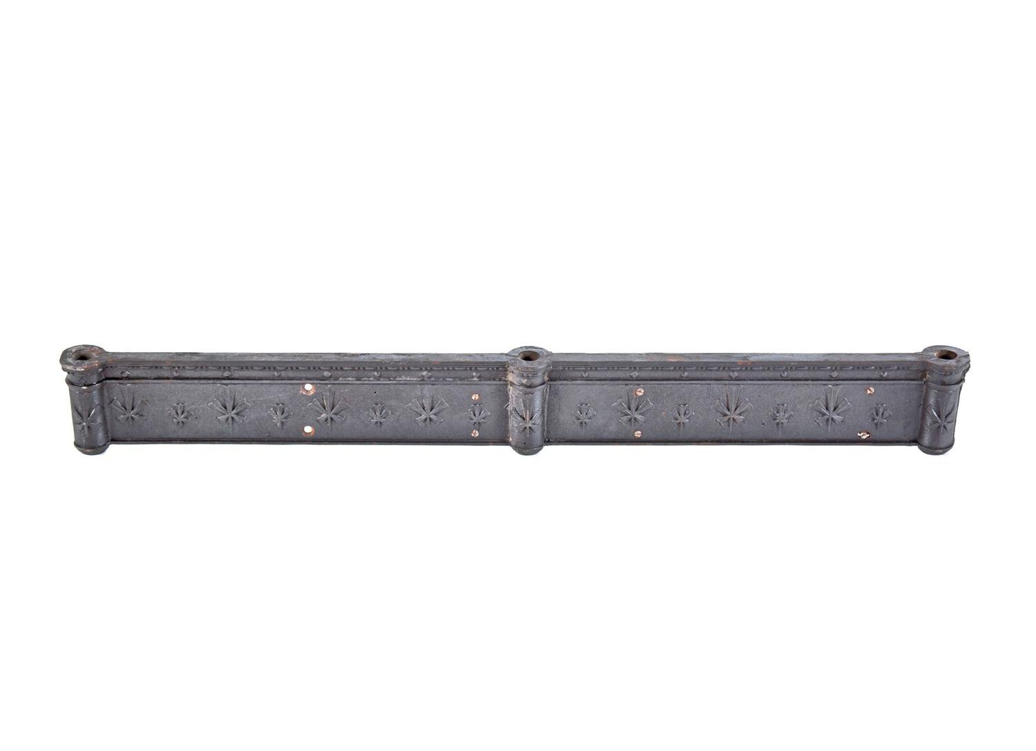 Two Burnham and Root Designed Cast Iron Headers from the Reliance Building in Chicago, Illinois