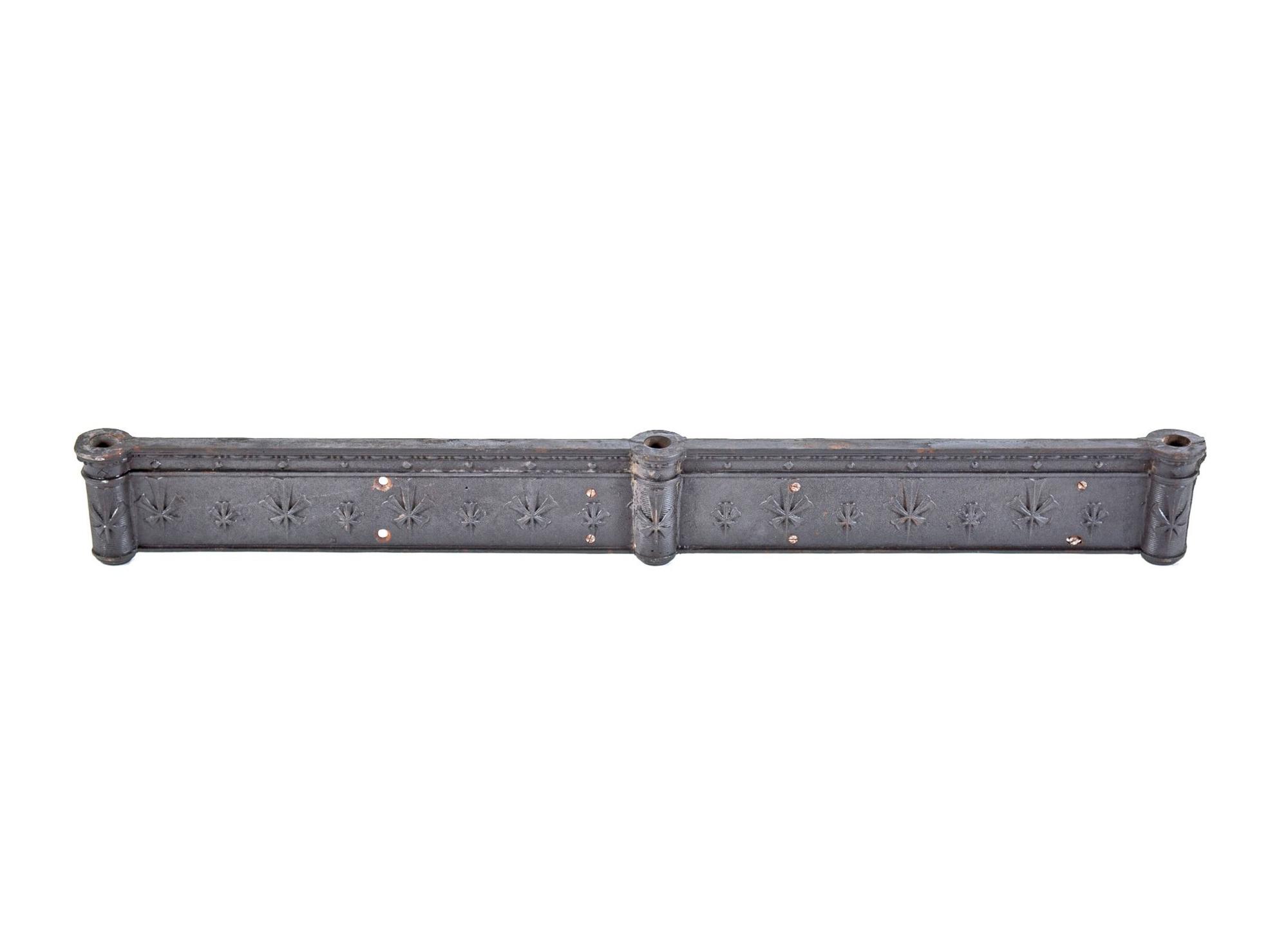 Two Burnham and Root Designed Cast Iron Headers from the Reliance Building in Chicago, Illinois