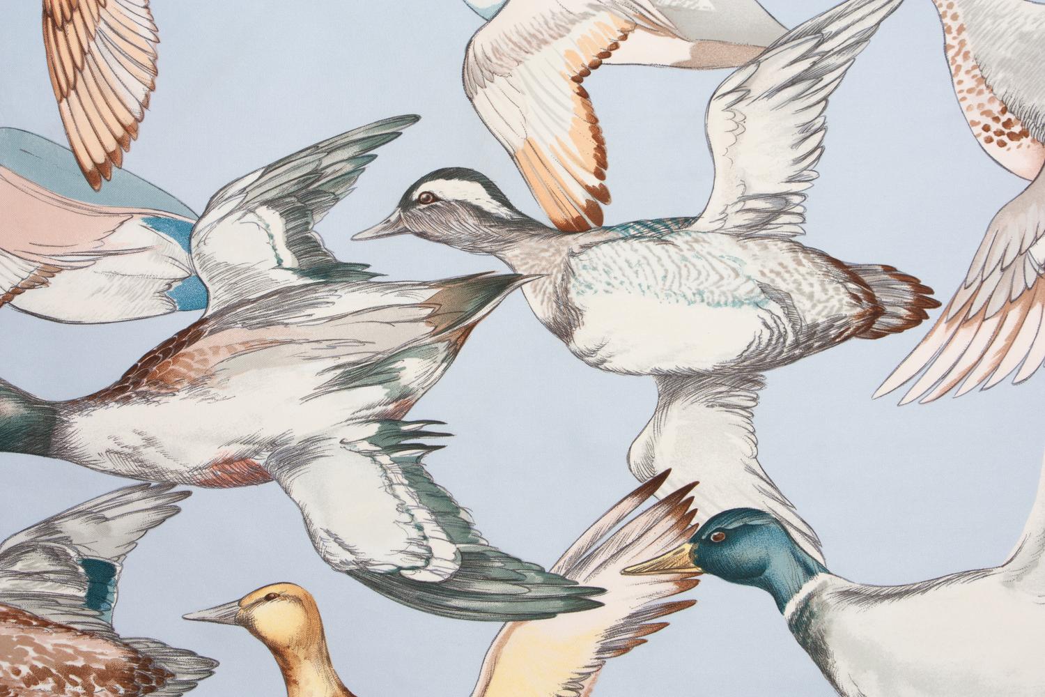 Three Hermès 90cm Silk Scarves