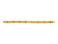 YELLOW GOLD AND DIAMOND BRACELET