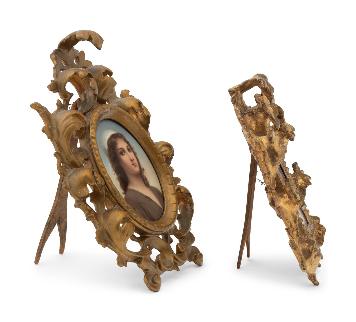 Two German Painted Porcelain Plaques