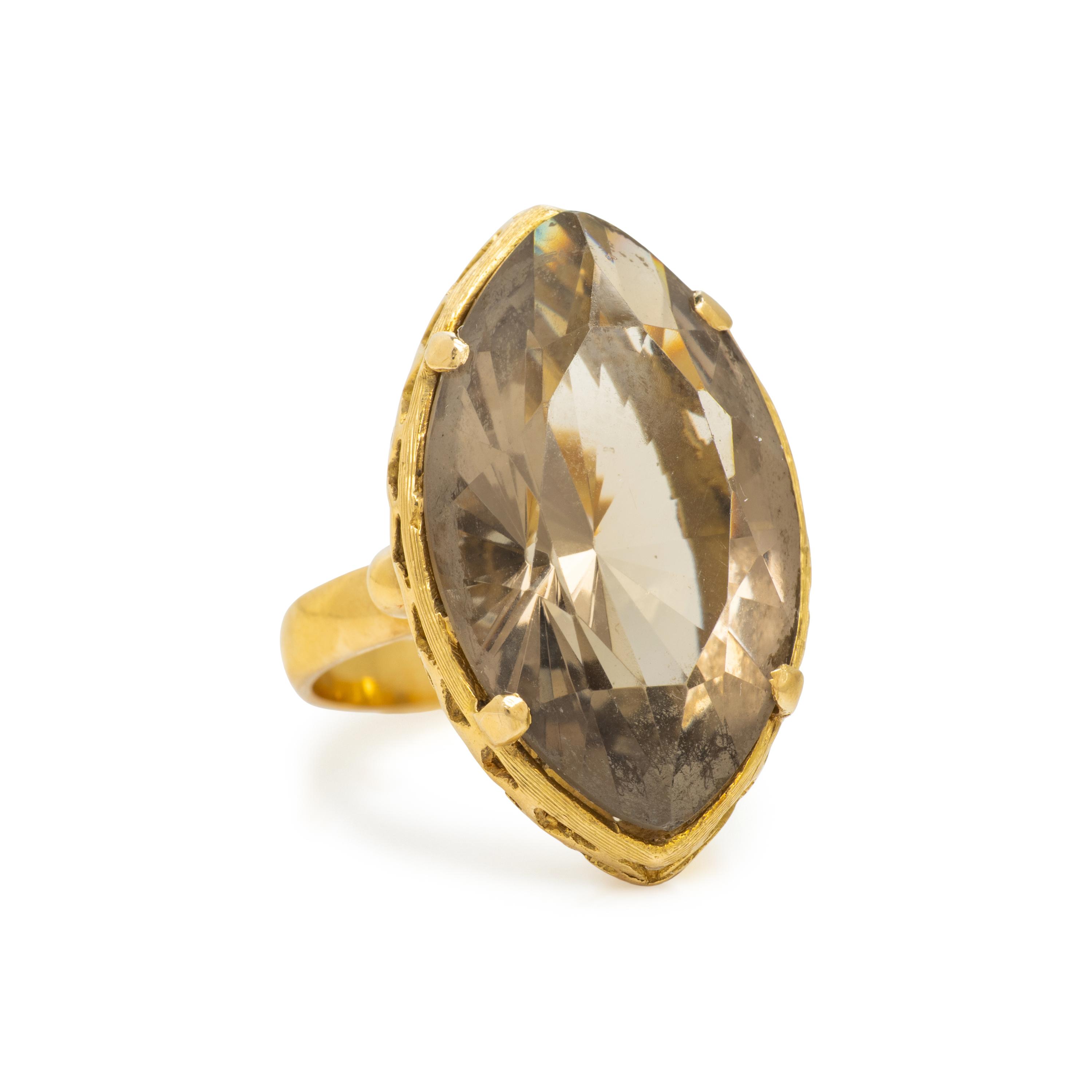 Jade Ring and Quartz Ring