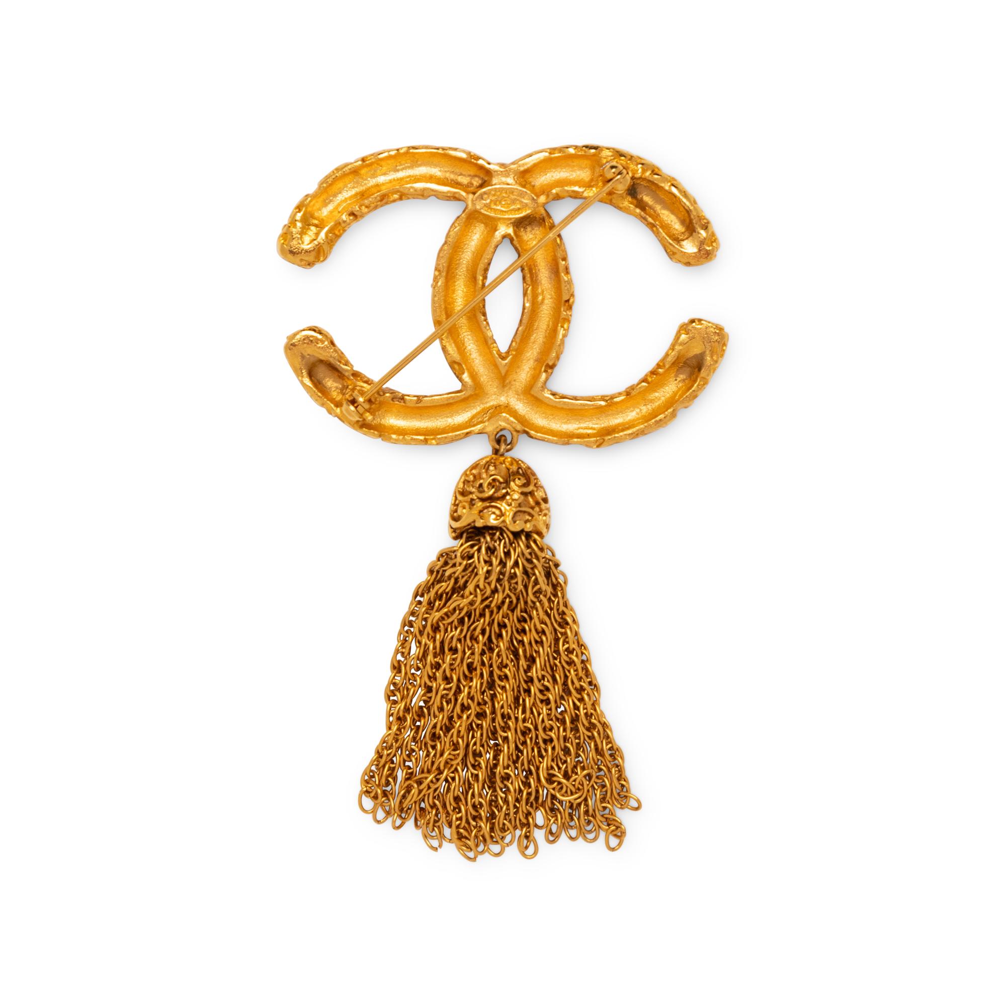 Chanel, CC Tassel Brooch