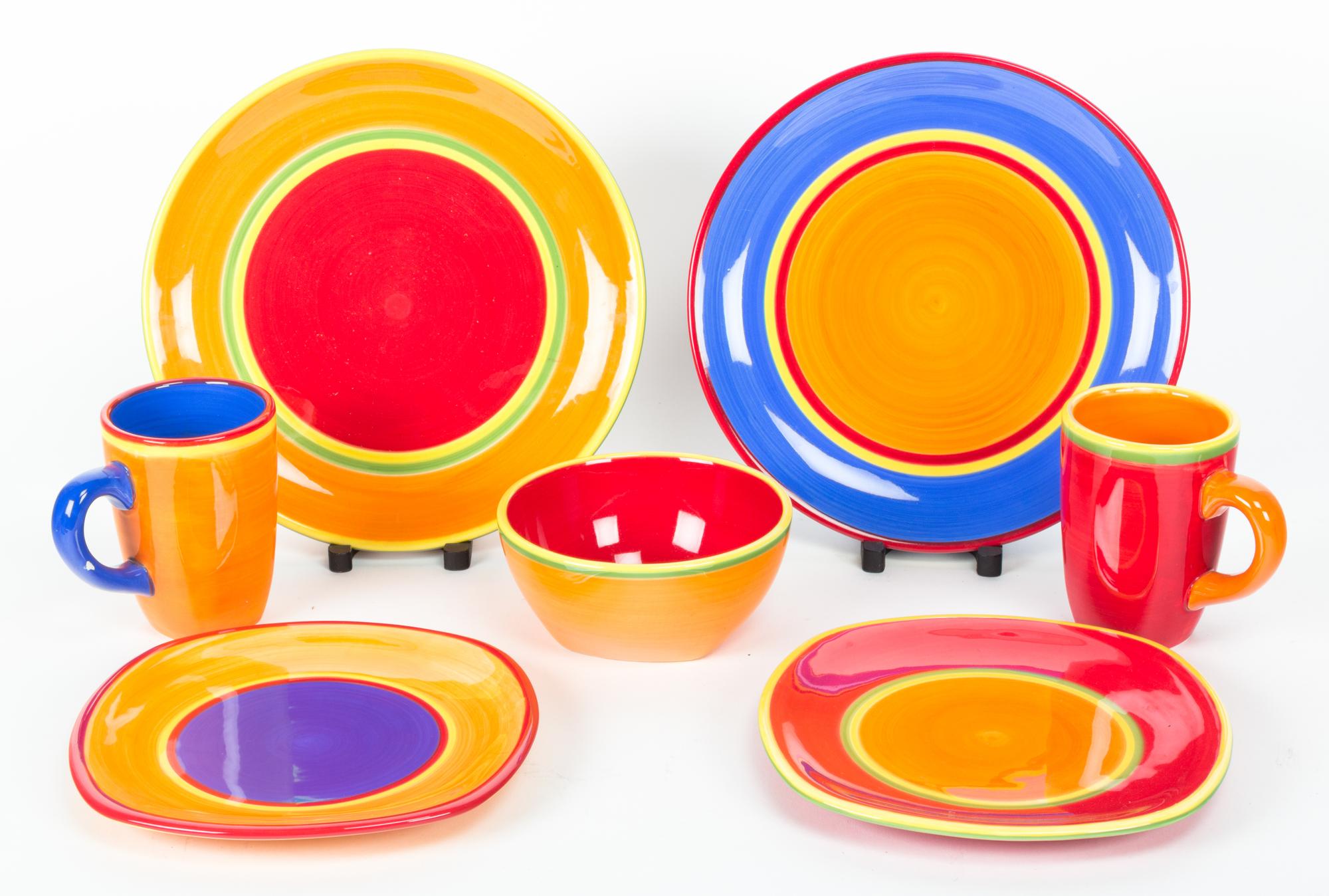 A Set of Dansk Ceramicware Diameter of plate 9 inches. — 20TH CENTURY