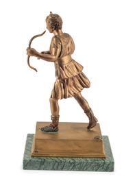 An Italian Gilt Bronze Figure of Diana