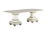 A Contemporary Painted Pedestal Dining Table